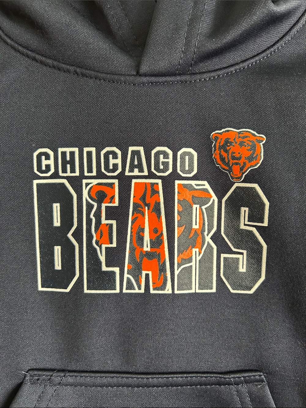 Chicago Bears Fleece Lined Hoodie NWOT - Picture 2 of 7